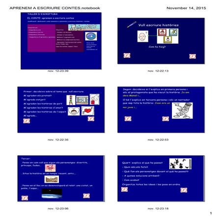 Aprenem a escriure contes pdf