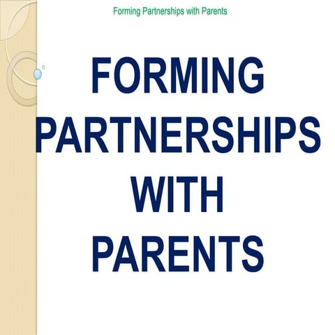 Parent teacher conference | PPTX