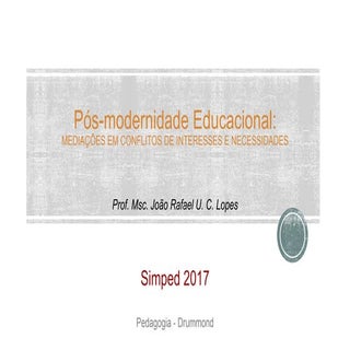 A Educação na Pós Modernidade