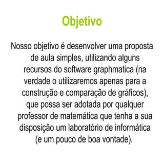 Exercícios Software Graphmatica