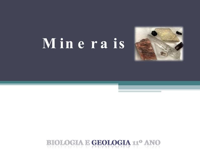 Minerais