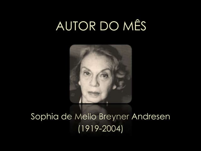 Sophia de Mello Breyner Andresen