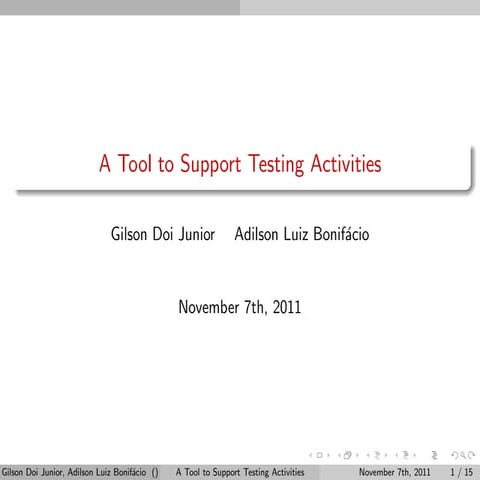 Apresentacao SBESC 2011