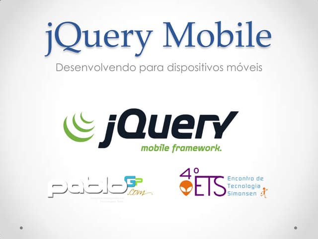 jQuery Mobile - Desenvolvimento para dispositivos móveis