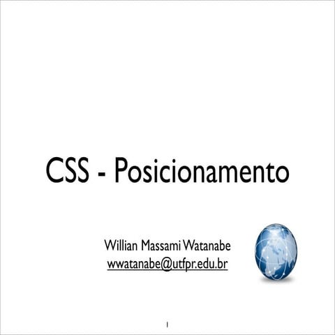 CSS - Posicionamento | PDF