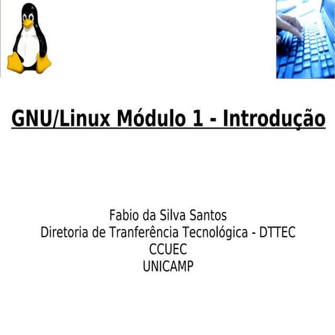 Apresentacao Linux módulo 1