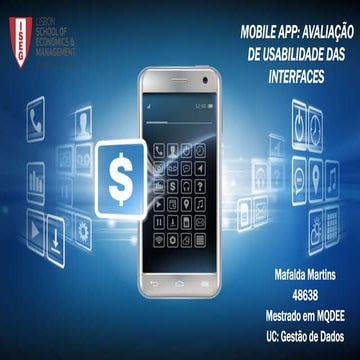 Mobile App: Avaliacao de Usabilidade das Interfaces