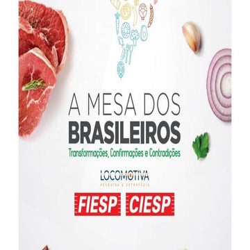 A mesa dos brasileiros