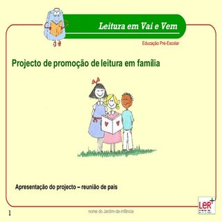 Apresentacão para Reuniao de pais e...