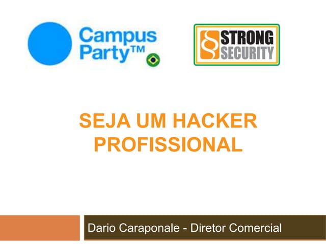 Como ser um Hacker Ético Profissional