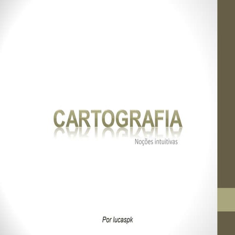 Apresentaçao cartografia
