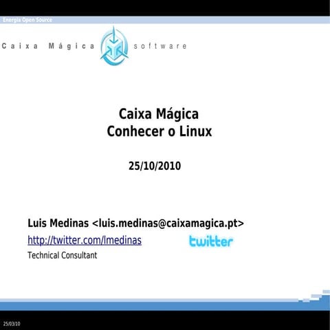  Luis Medinas Caixa Magica presentation 15/03/2010