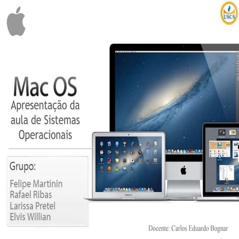 Apresentação da aula de sistemas operacionais