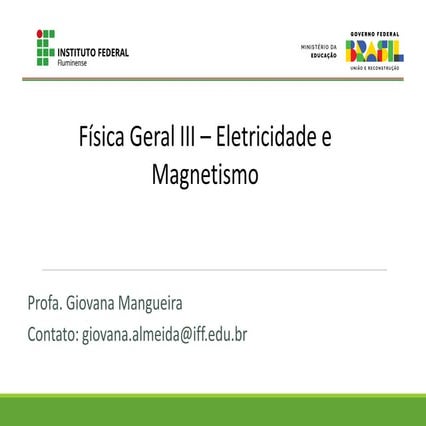 Eletricidade e Magnetismo - Física 3 para Engenharias | PDF