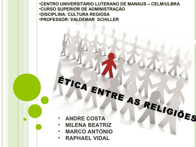 Etica entre as religioes