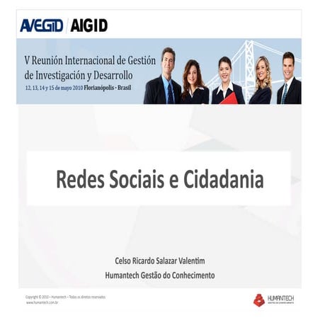 Redes Sociais e Cidadania