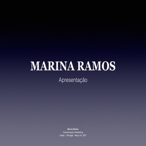Portfolio de Formação Marina Ramos