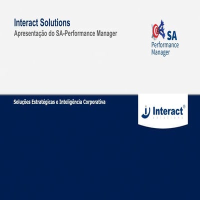 Apresentação Interact - Suite SA - Performance Manager | PDF