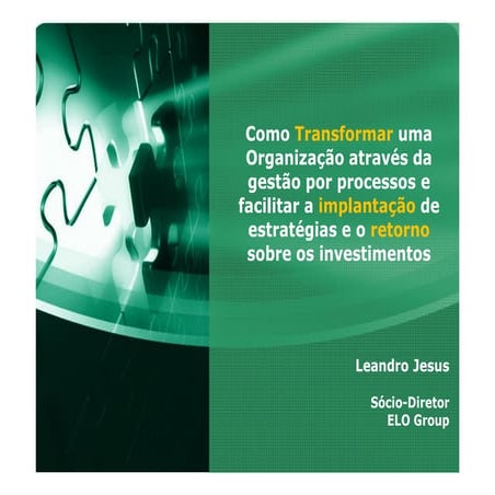 [IQPC] Apresentação - EloGroup 2010