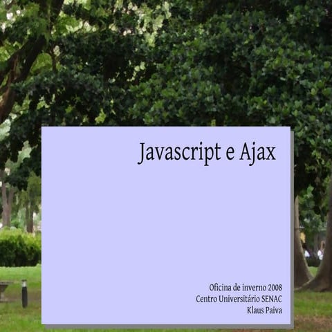 Introducao ao Javascript