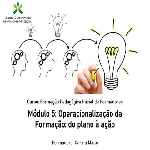 Formação Pedagógica Inicial de Formadores