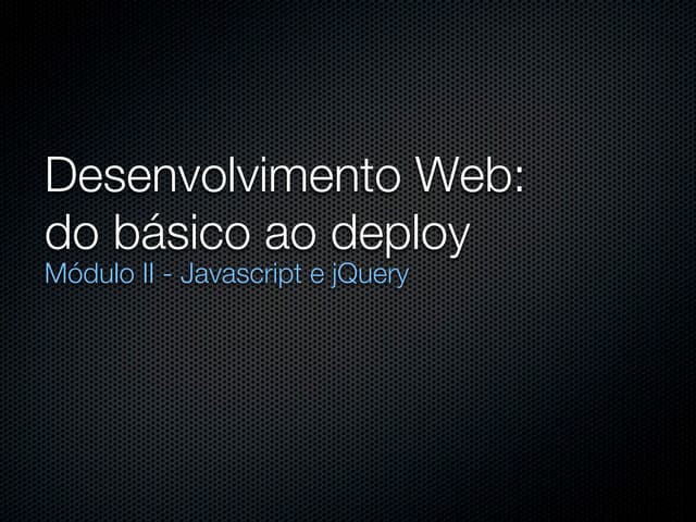 Javascript + jQuery
