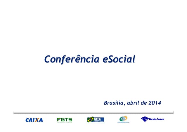 Apresentação do eSocial (Receita Fe...