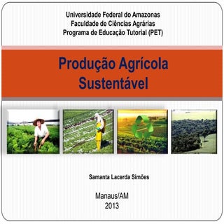 Agricultura sustentável 