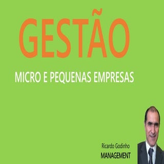 Gestão de Micro e Pequenas Empresas