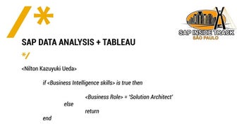 SAP Data Analysis + Tableau