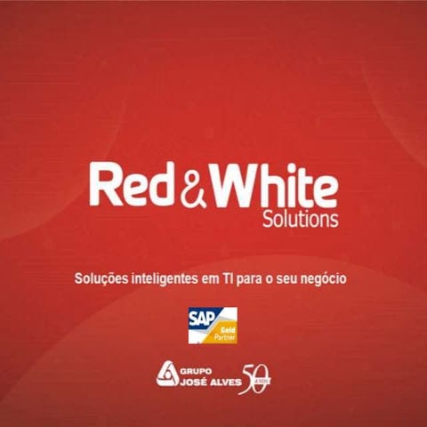 Apresentação SAP RW Gold Oficial