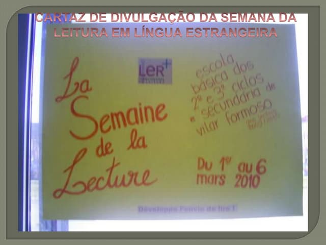 Apresentacao semana da leitura