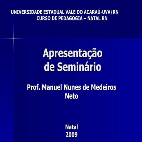 Apresentacao Seminario