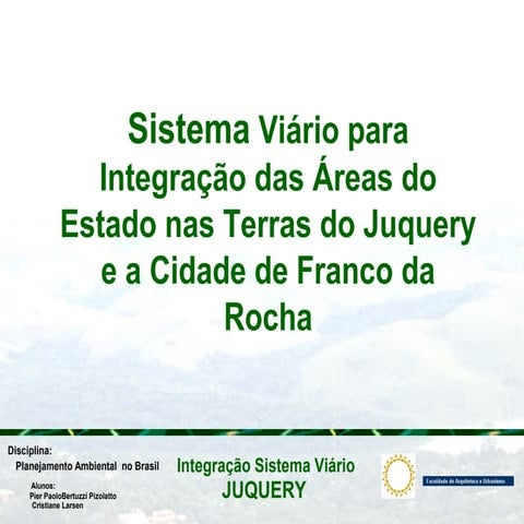 Apresentação sist. viário