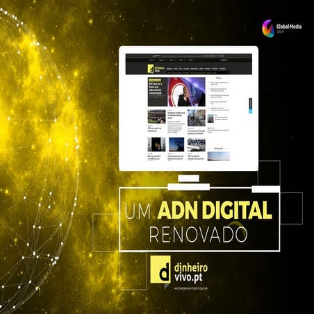 Apresentacao site Dinheiro Vivo