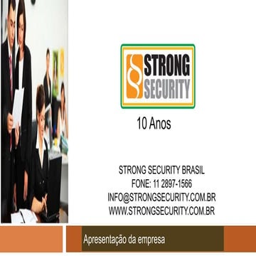 Apresentação Strong Security Brasil -  Abr-2014