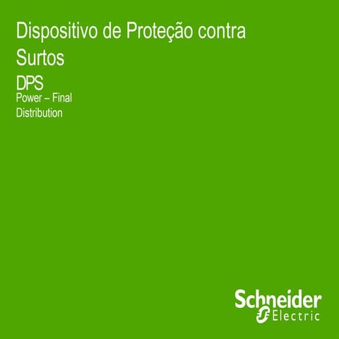 Dispositivo protetor de surto – dps | PPSX