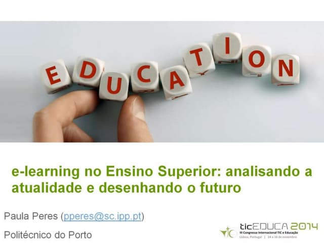 e-learning no Ensino Superior: anal...