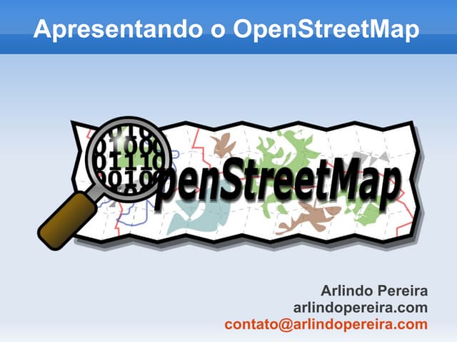 Apresentando o OpenStreetMap - Serp...