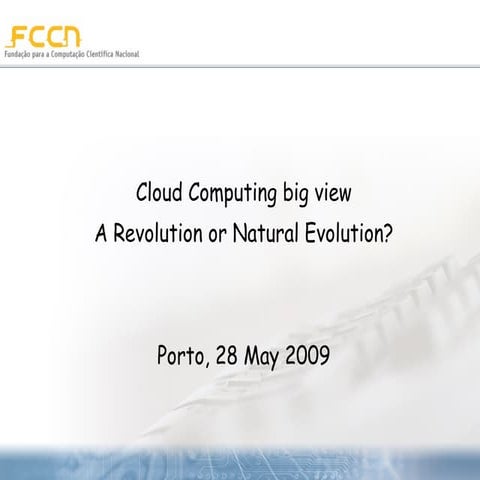Prof. Pedro Veiga Presentations / CloudViews.Org - Cloud Computing Conference...