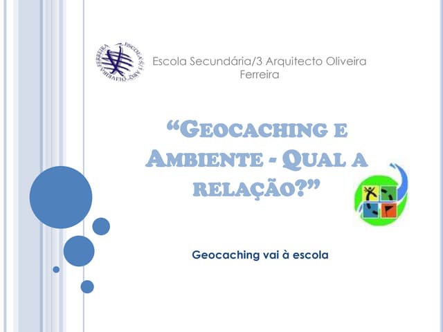 Geocaching vai à escola
