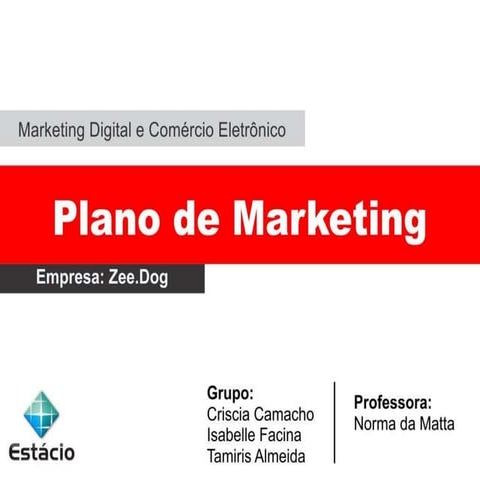 Plano de Marketing ZeeDog