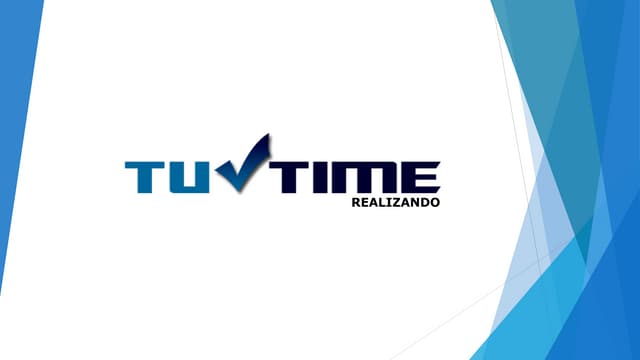 TuvTime Apresentaçao De Negocios