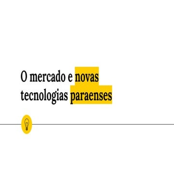 O mercado e novas tecnologias paraenses