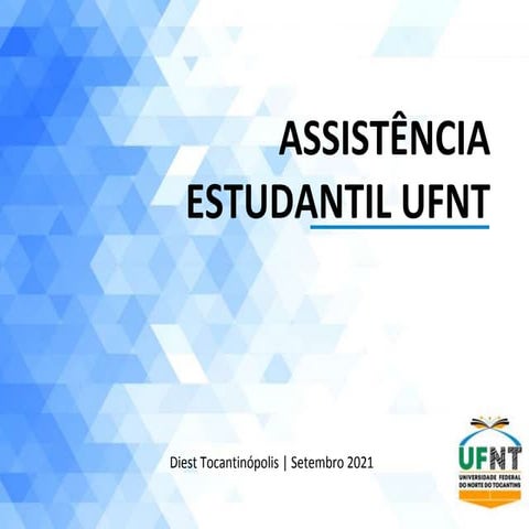 CONVERSA ASSISTENCIA ESTUDANTIL E CALOUROS