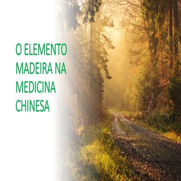 A importância do elemento madeira na medicina chinesa | PPTX