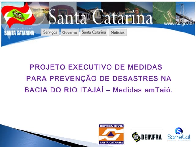 Projeto da Defesa Civil de SC - Bar...