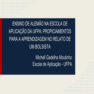 Apresentação   colic - mesa redonda - michell gadelha moutinho