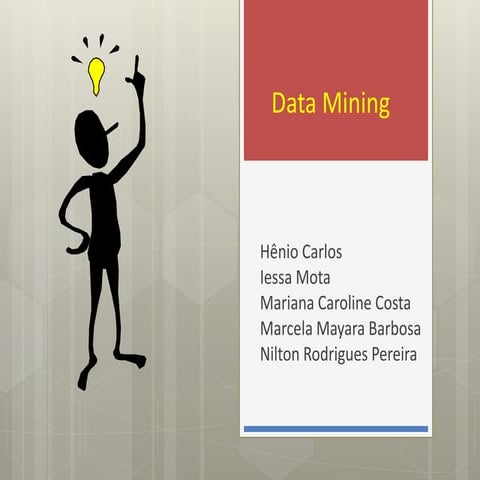 Apresentação data mining