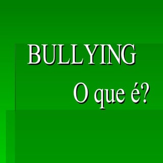 ApresentaçãO Do Bullying Palestra 2007